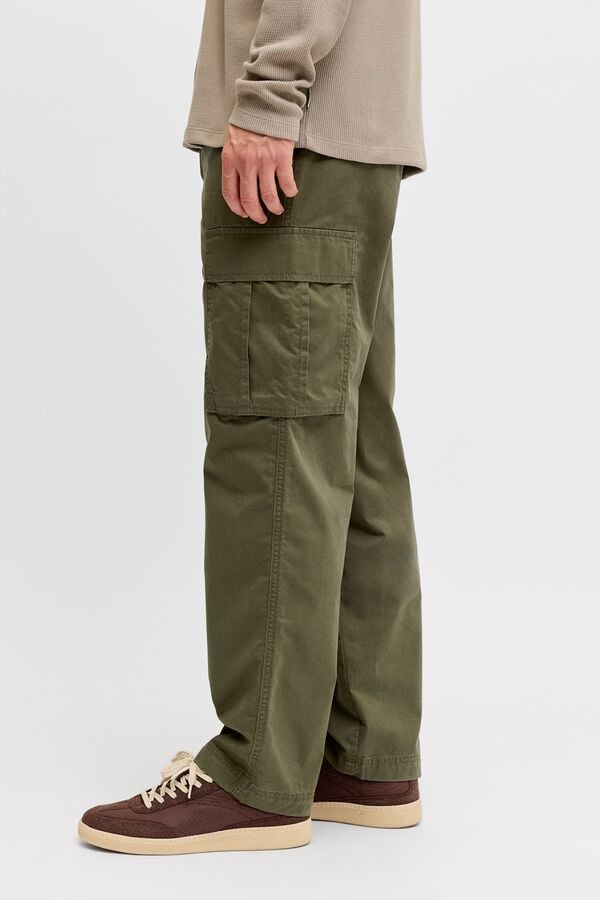 JJ REBEL Cal&ccedil;a cargo 100% algod&atilde;o verde