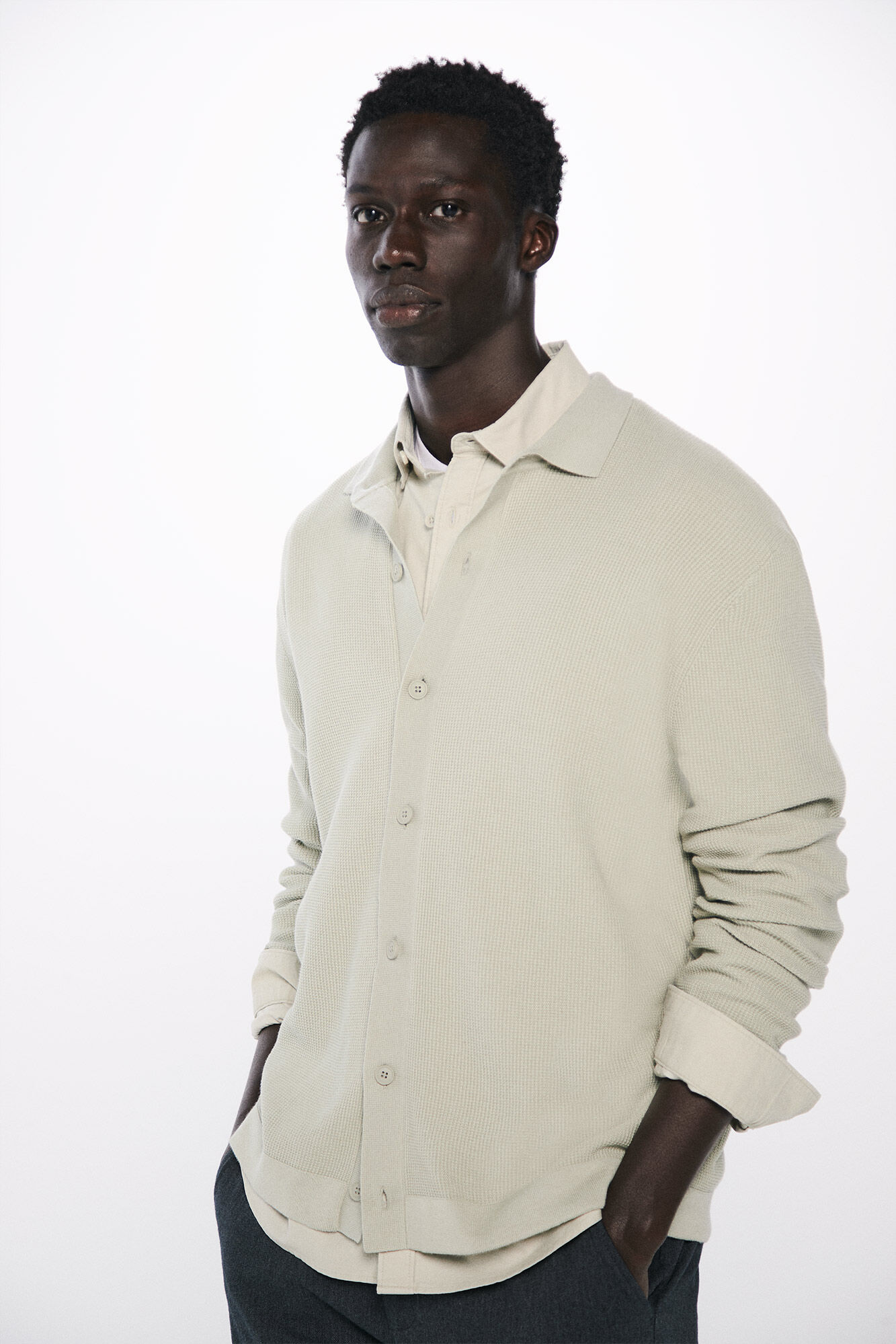 Springfield Cardigan estruturado colorido