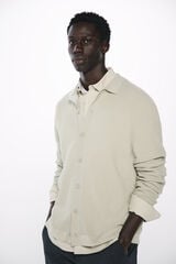 Springfield Cardigan estruturado colorido bege