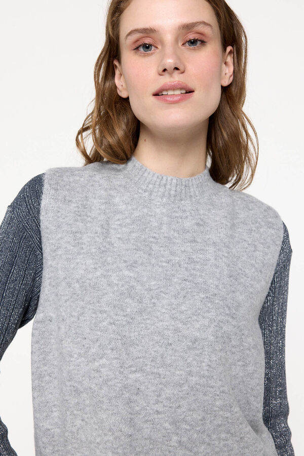 Pieces Chaleco de punto gris