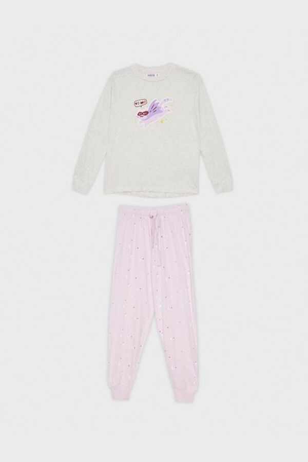 Inside Conjunto Pijama Mujer gris