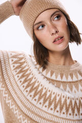 Springfield Su&eacute;ter jacquard com jacquard cru