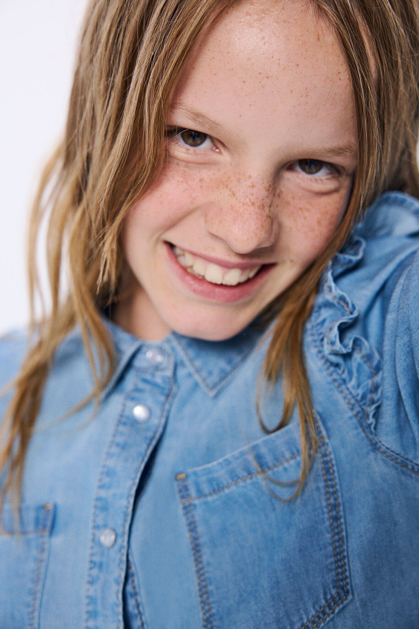 Springfield Kids Vestido denim menina