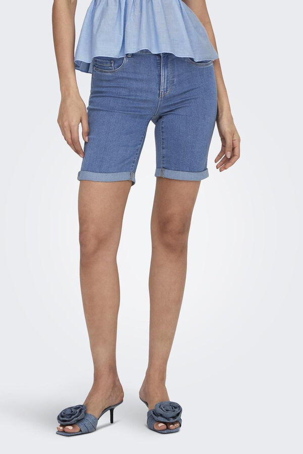 Only Short vaquero slim azul