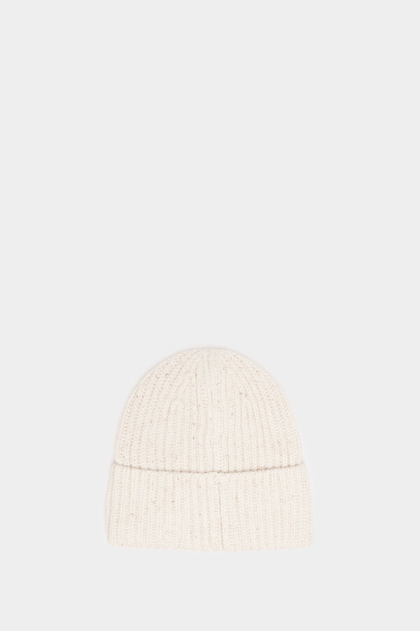 Springfield Gorro de malha neps natural