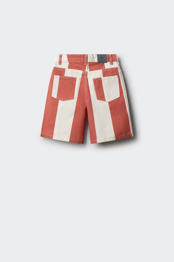 Springfield Kids Bermuda rayas roja ni&ntilde;o coral
