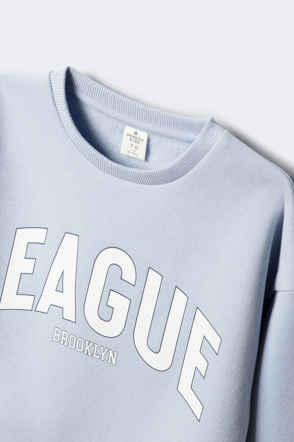 Springfield Kids Sweatshirt feminino da liga azul