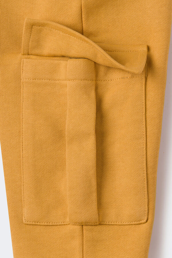 Springfield Kids Pantal&oacute;n jogger cargo ni&ntilde;o amarillo