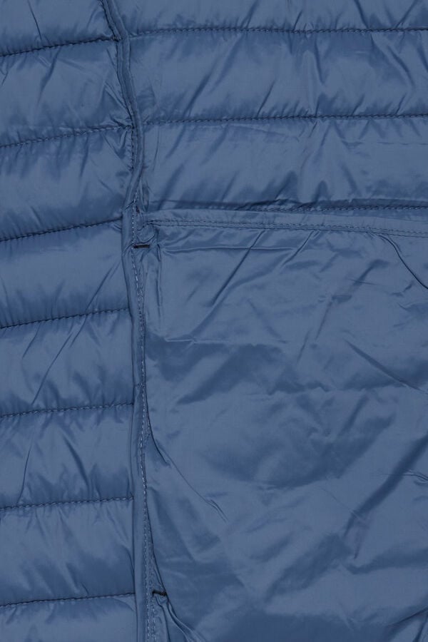 Blend PLUS Jaqueta puffer com capuz preto