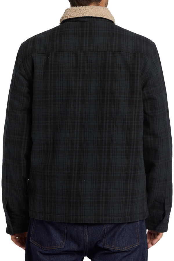 Billabong Chaqueta con forro de sherpa para Hombre verde