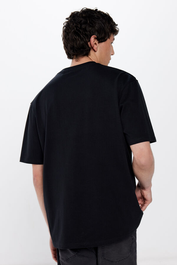 Springfield Camiseta Stars Wars Helmet negro