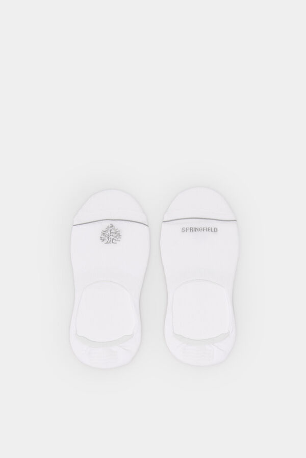 Springfield Calcet&iacute;n invisible contraste blanco