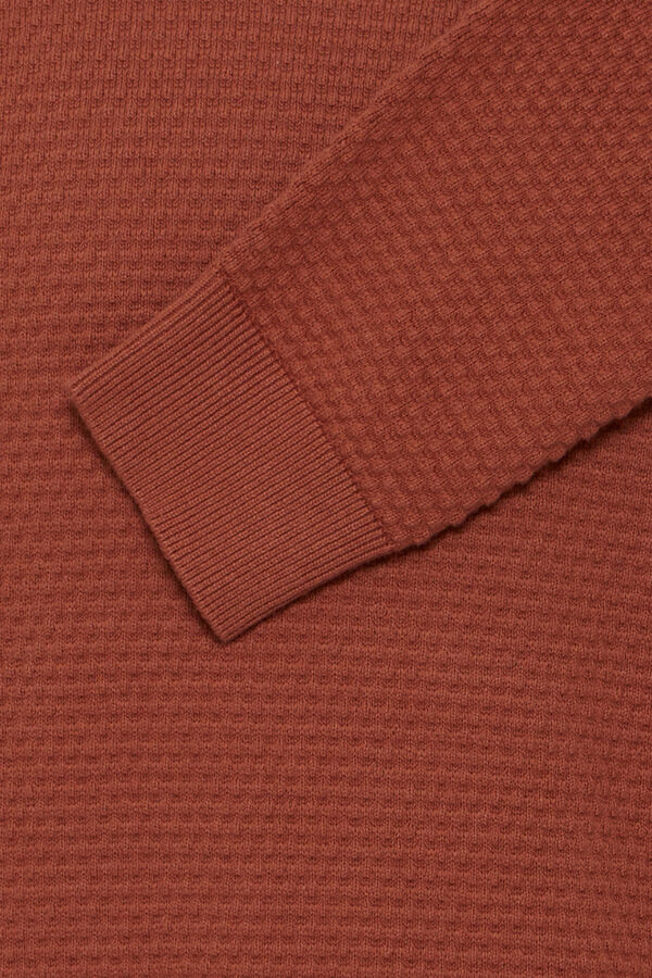 Blend Camisola De Gola Redonda vermelho