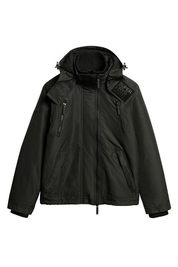 Superdry Chaqueta Cortavientos Con Capucha negro