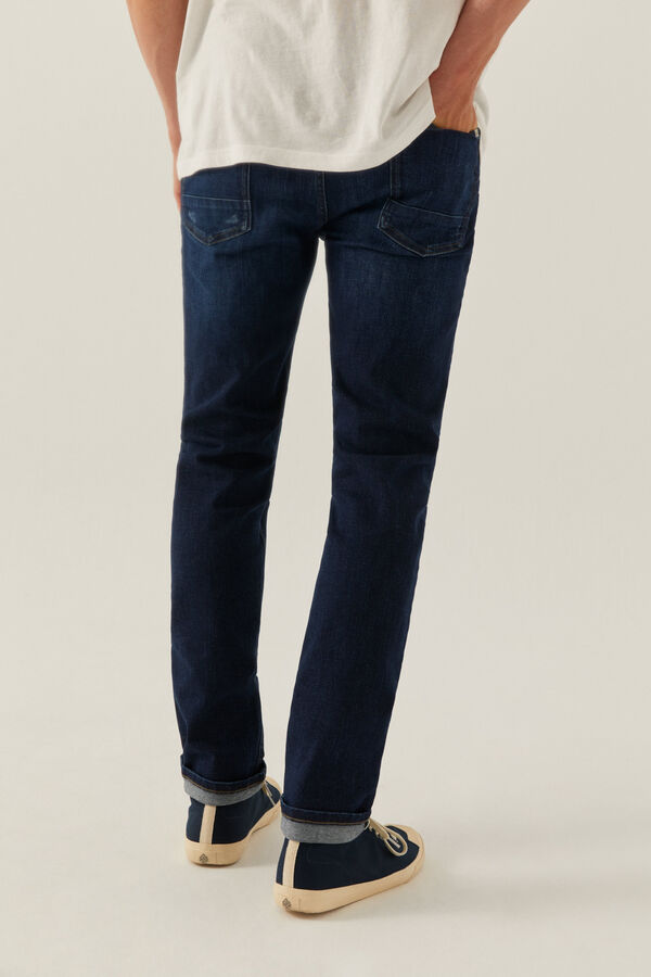 Springfield Jeans skinny lavado oscuro azul oscuro