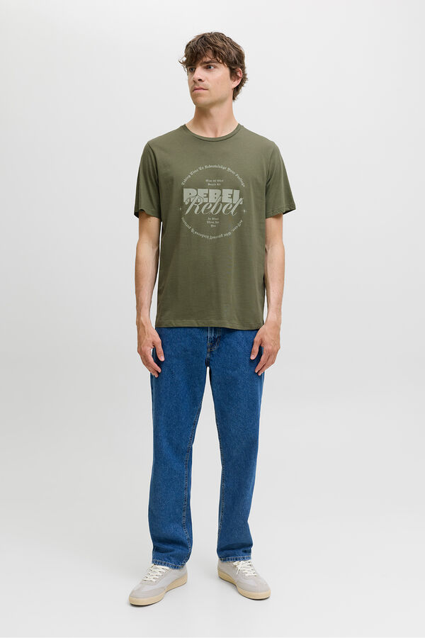 JJ REBEL T-shirt regular fit verde