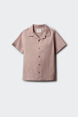 Springfield Kids Camisa de manga curta leve para menino rosa