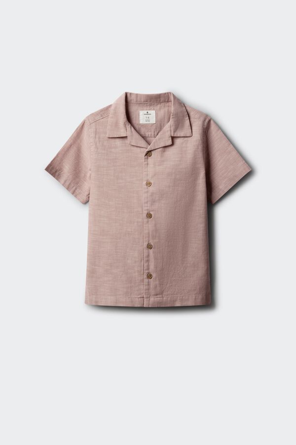 Springfield Kids Camisa de manga curta leve para menino rosa