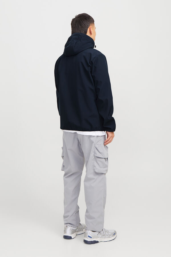 Jack & Jones Chaqueta t&eacute;cnica capucha azul