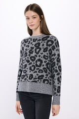 Springfield Jersey intarsia animal gris