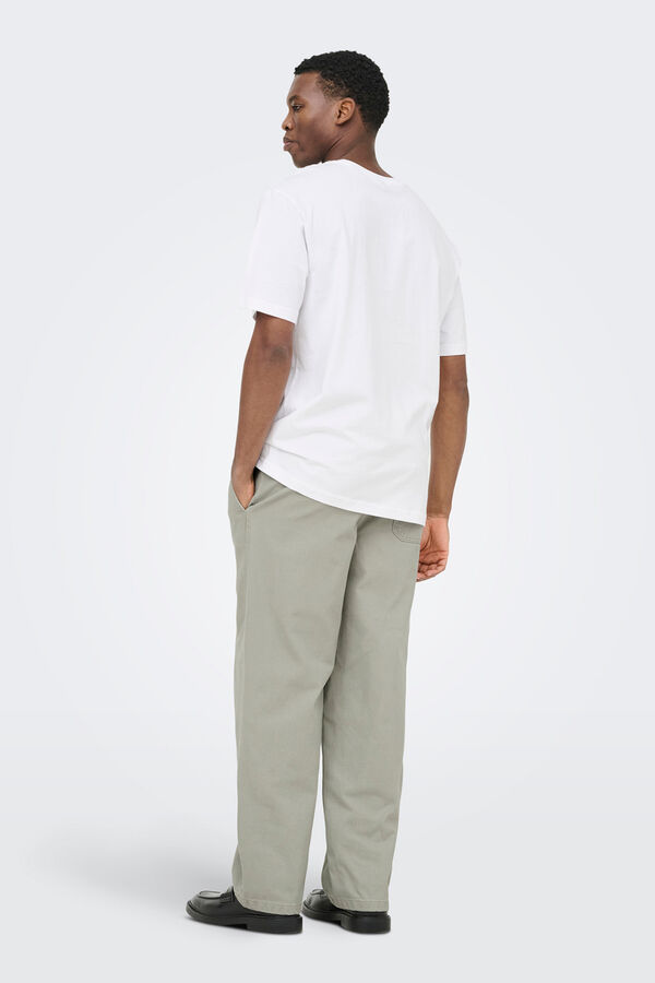 Only & Sons T-shirt de manga curta branco