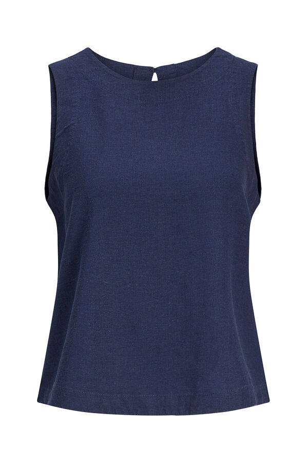 Jack & Jones Top sin mangas relaxed fit azul