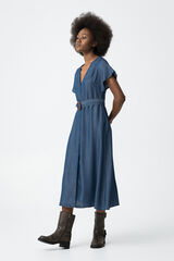 Tiffosi Vestido Denim azul