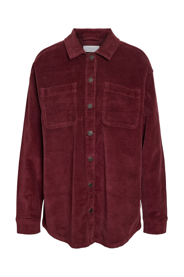 Noisy May Sobrecamisa de pana morado/lila