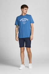 Jack & Jones Calções cinco bolsos algodão azul