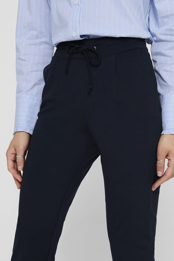 JDY Cal&ccedil;as de malha cinzento