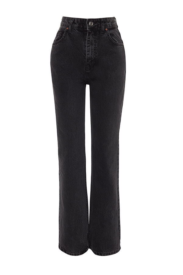 Trendyol Jeans regular de mujer gris