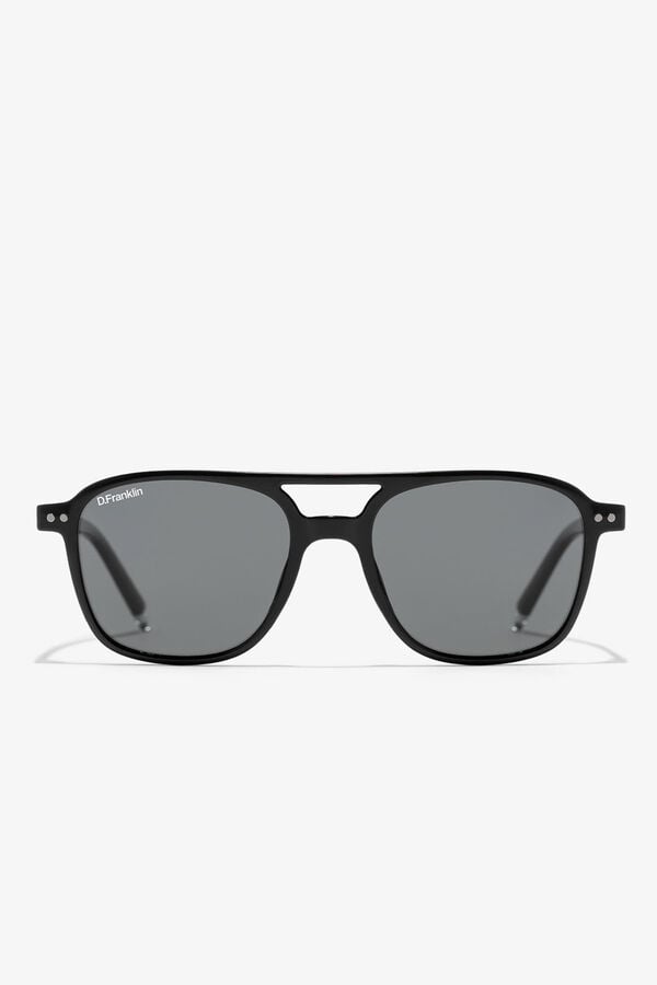 D.Franklin Gafas de sol doble puente polarizadas negro