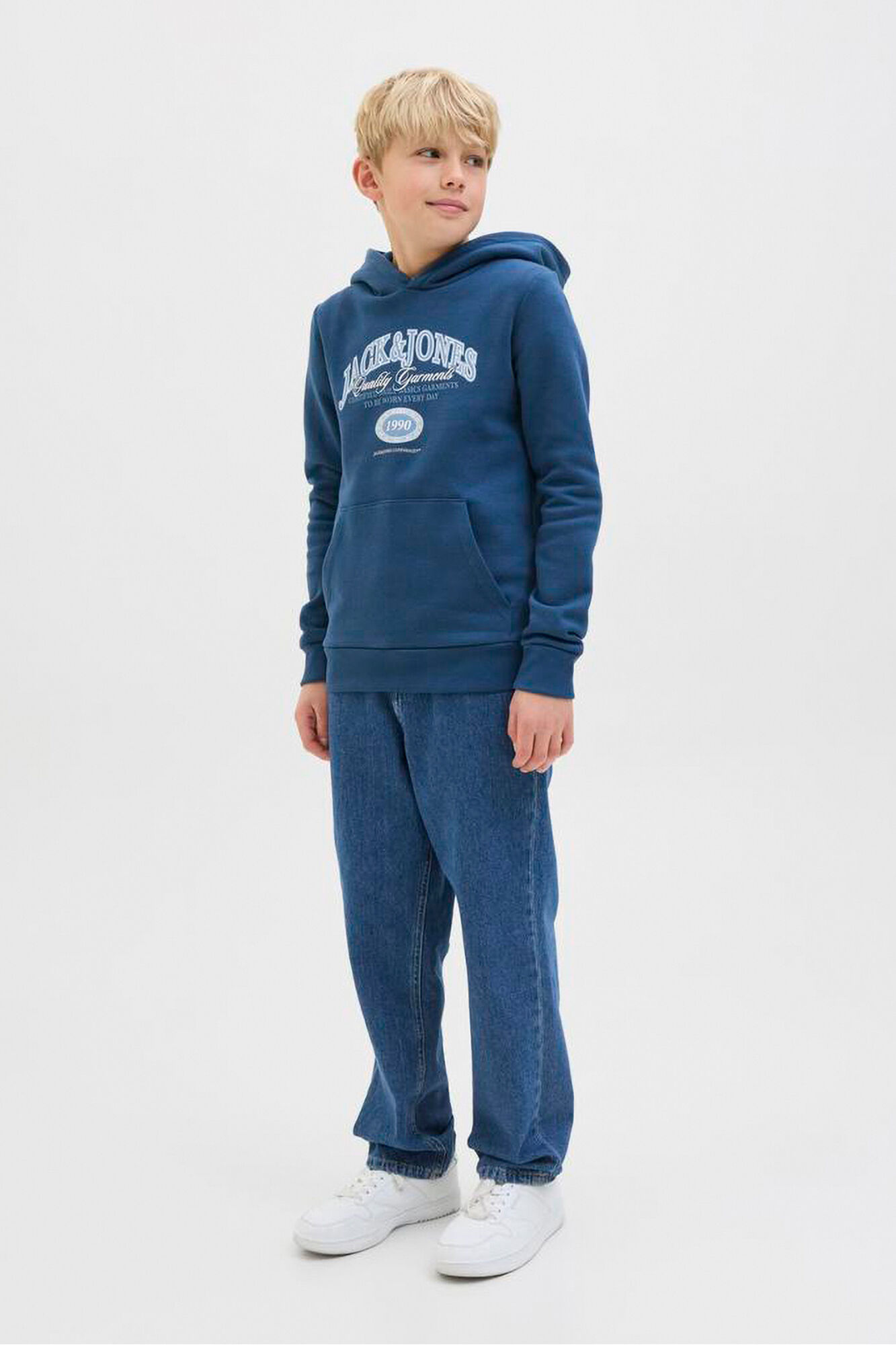 Jack & Jones Junior Sudadera logo con capucha