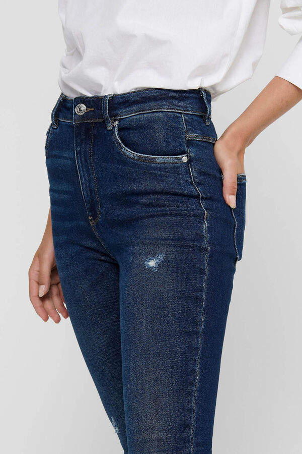 Springfield Jeans skinny cintura media azul medio