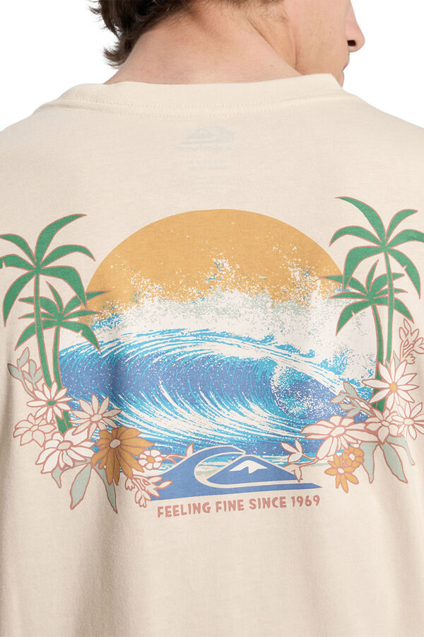 Quiksilver T-shirt manga curta branco