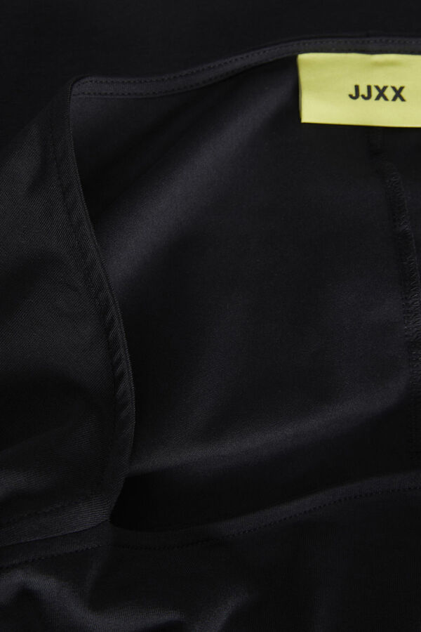Jack & Jones Vestido midi manga comprida de mulher preto