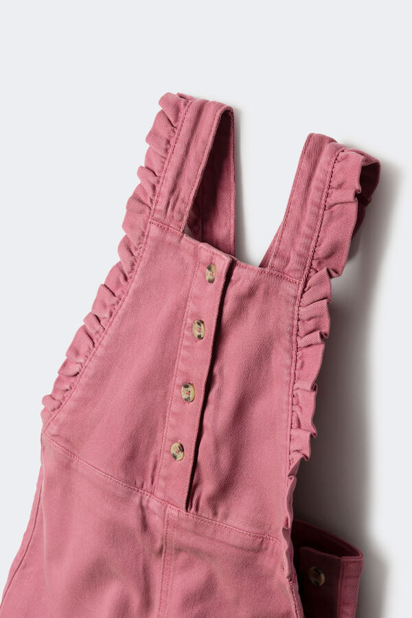 Springfield Kids Macac&atilde;o longo com babados para meninas rosa