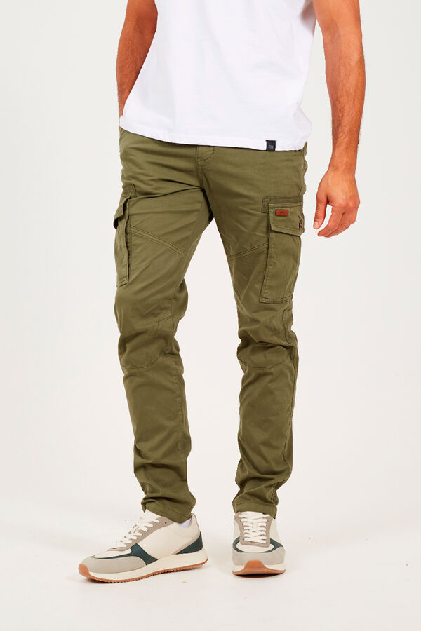 Brave Soul Pantal&oacute;n cargo gris