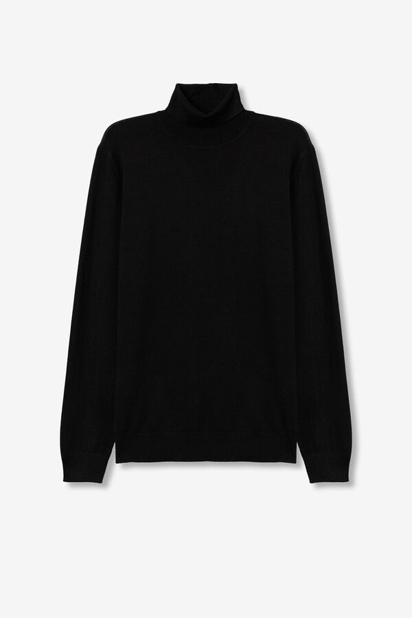 Tiffosi Camiseta de punto negro