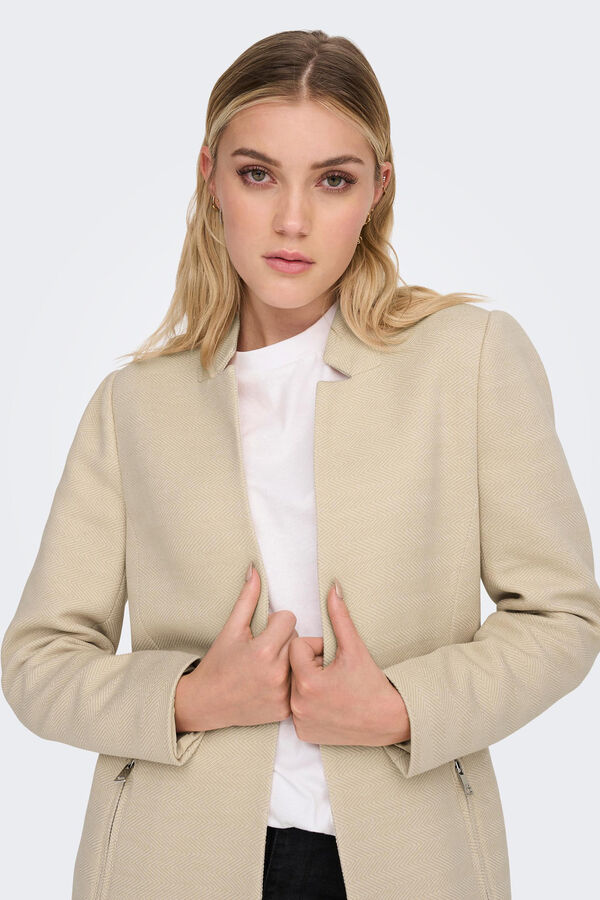 Only Chaqueta 3/4 manga larga tostado