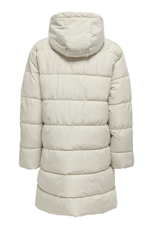 Only jaqueta de inverno cinzento