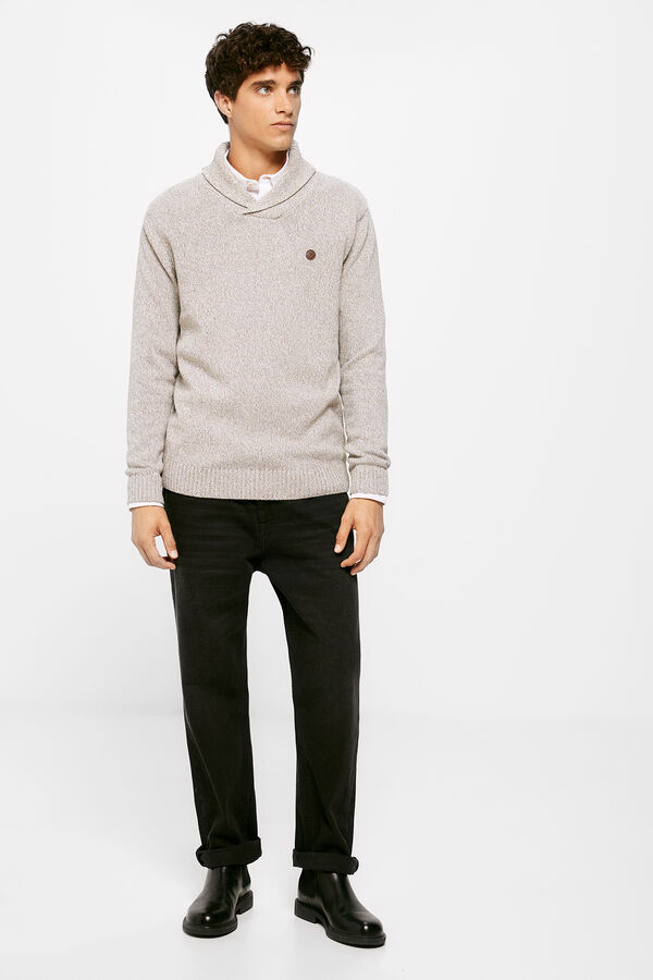 Springfield Jersey torzal cuello smoking gris