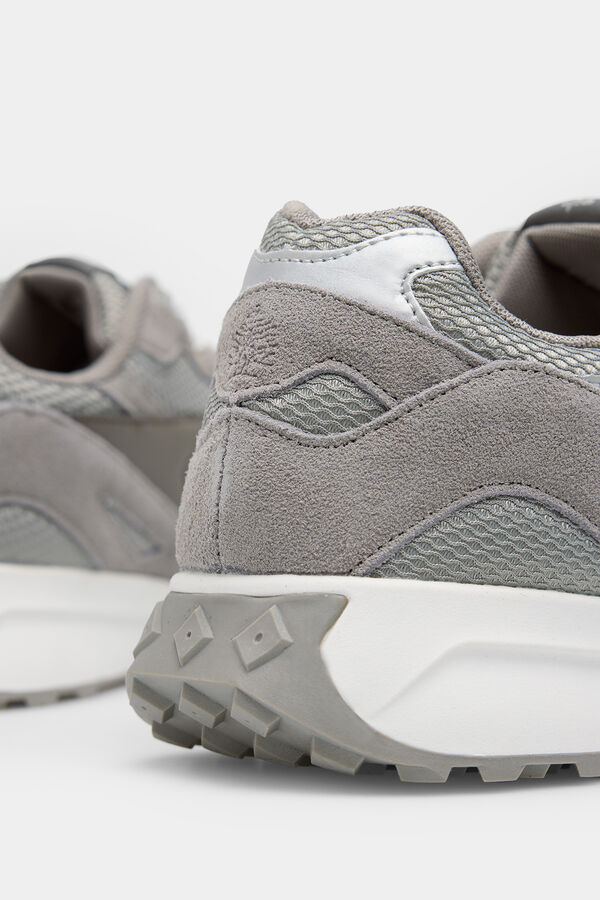 Springfield Zapatilla deportiva piel running gris