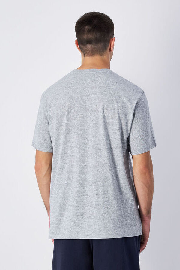 Champion Camiseta de algod&oacute;n hombre gris