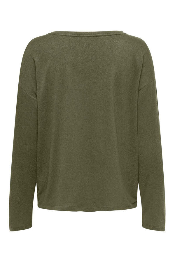 JDY Top de manga comprida verde