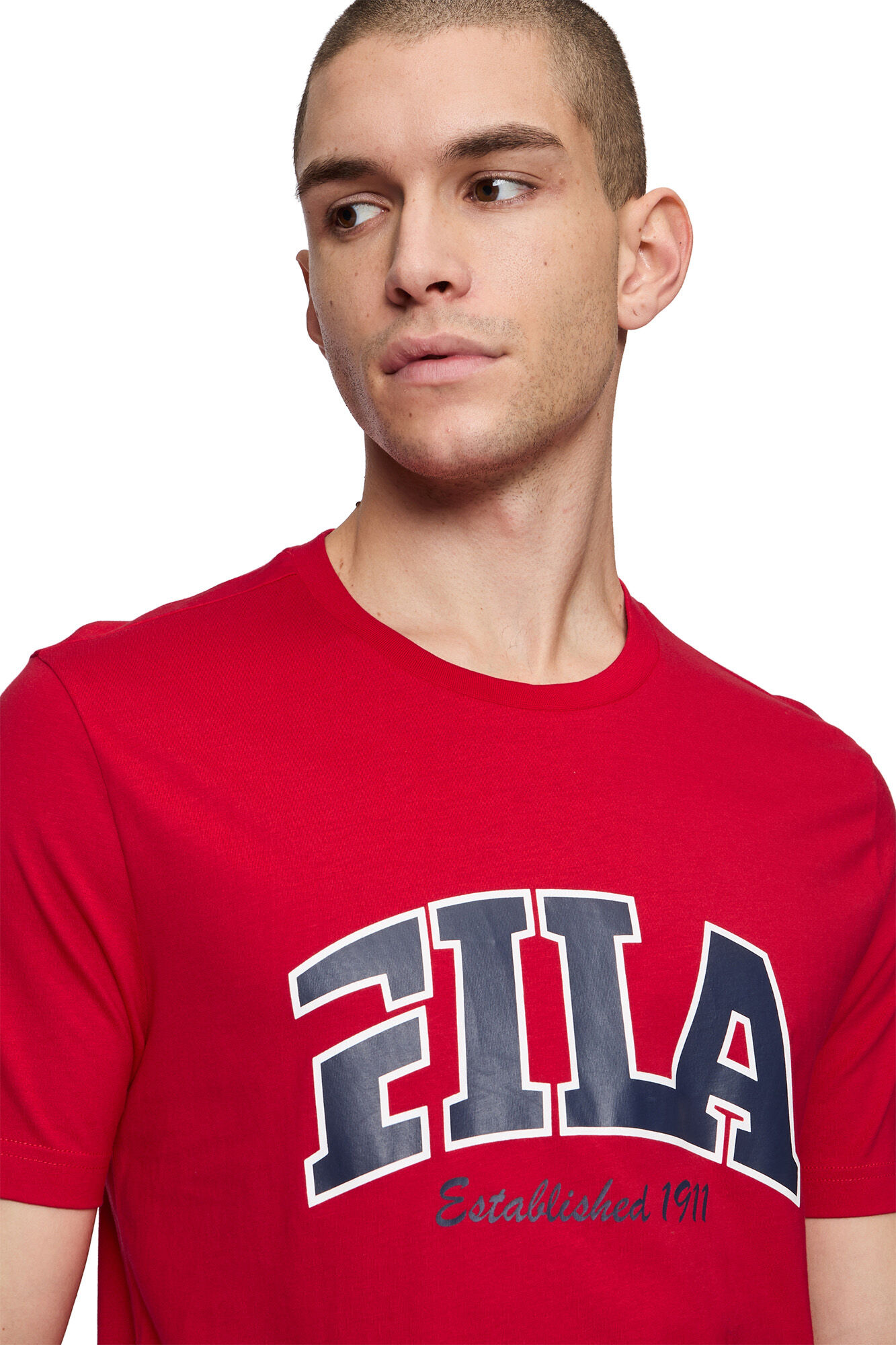 Fila T-shirt de homem de manga curta