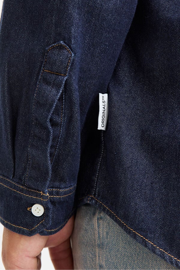 Jack & Jones PLUS Camisa regular fit denim PLUS azul