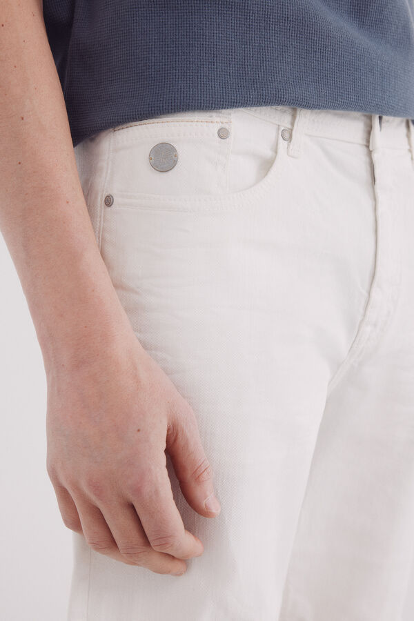 Springfield Bermuda color lavada slim fit estampado