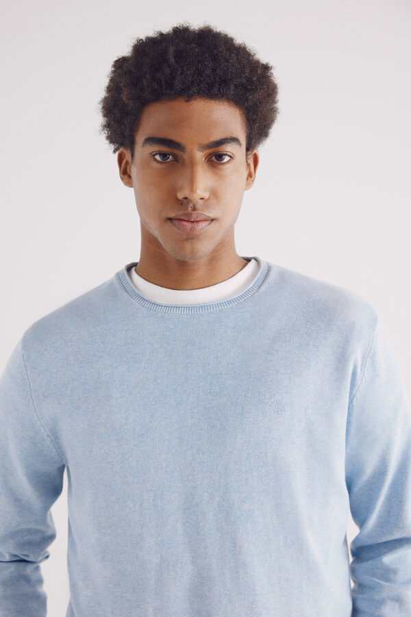 Springfield Camisola b&aacute;sica azul