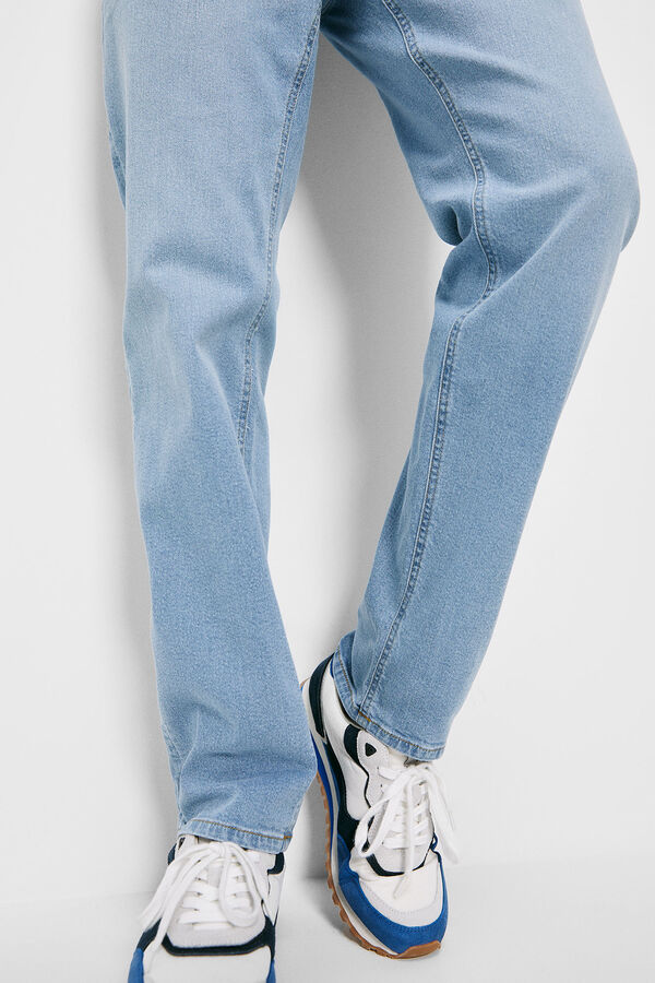 Springfield Jeans regular lavado claro azul indigo